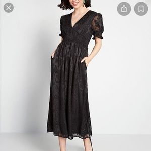 ModCloth A League of Her Own Maxi Dress Empire Waist